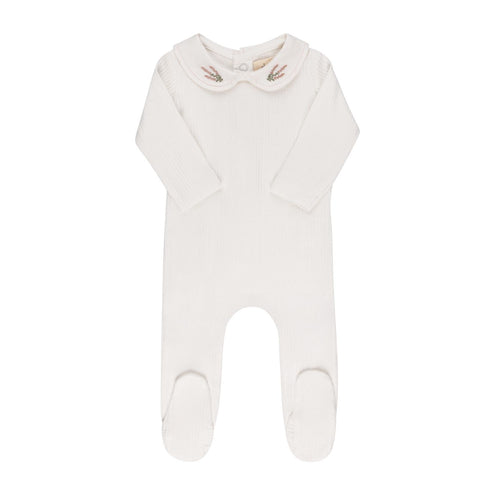 Girls Elys & Co Organic Embroidered Collar Collection